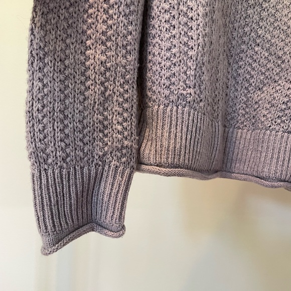 EUC Dusty Purple Knit Sweater - Picture 4 of 4